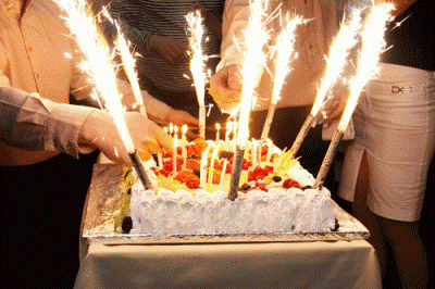 Купить свечи для торта в виде фейерверка в Киеве